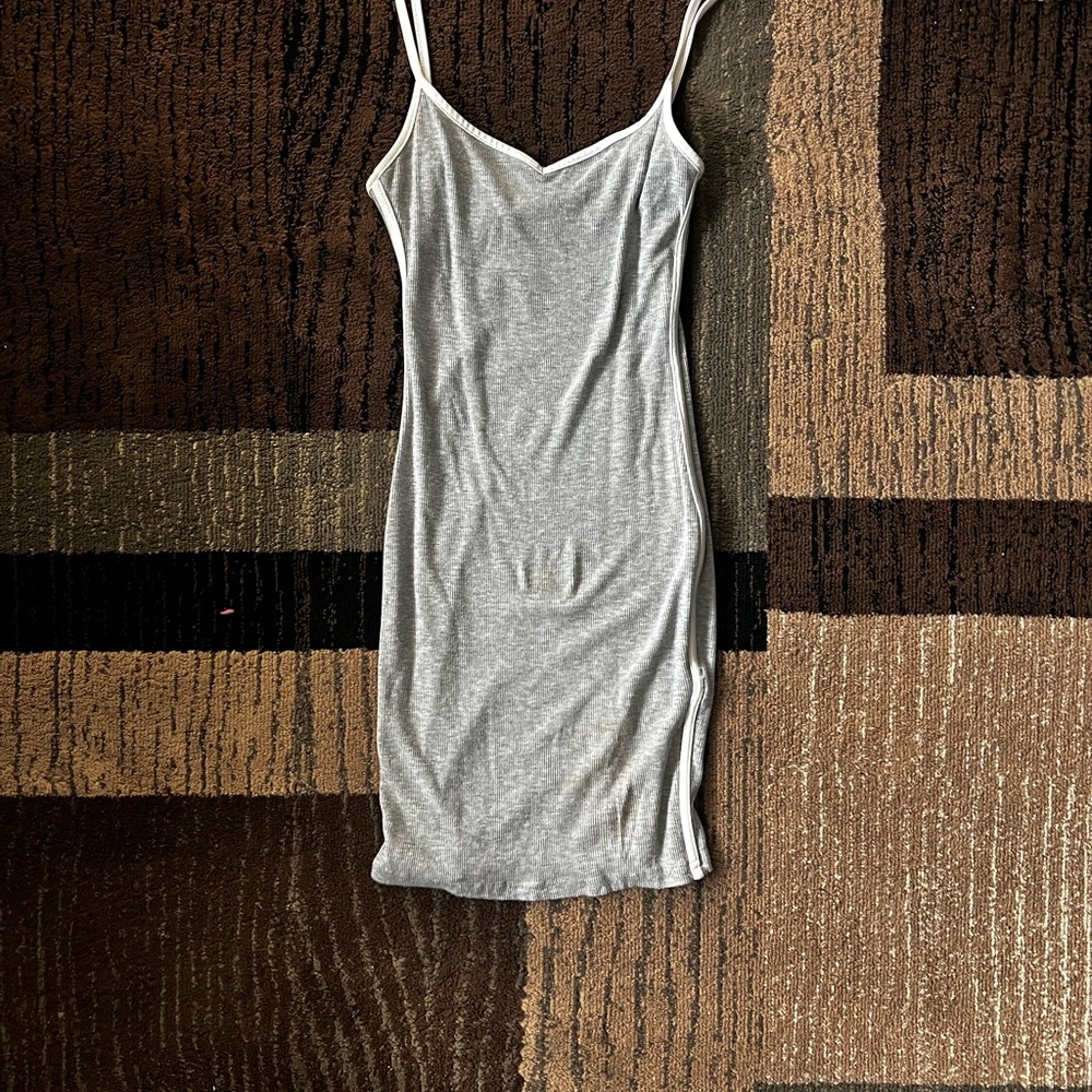 Gray Mini Dress